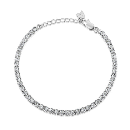 [ECHO ]Sparkling Round Cut Daily Bracelet