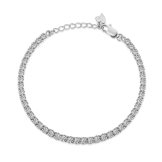 [ECHO ]Sparkling Round Cut Daily Bracelet