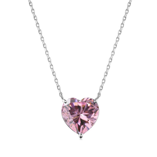 [ECHO ]6.0 carat Radiant Heart Shape Necklace