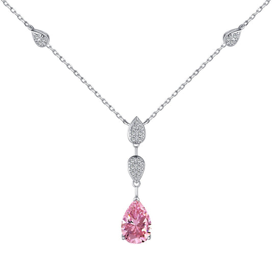 [ECHO ]Dazzling Pear Cut Necklace