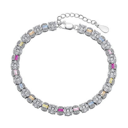 [ECHO ]Dazzling Radiant Multi Cut Daily Bracelet