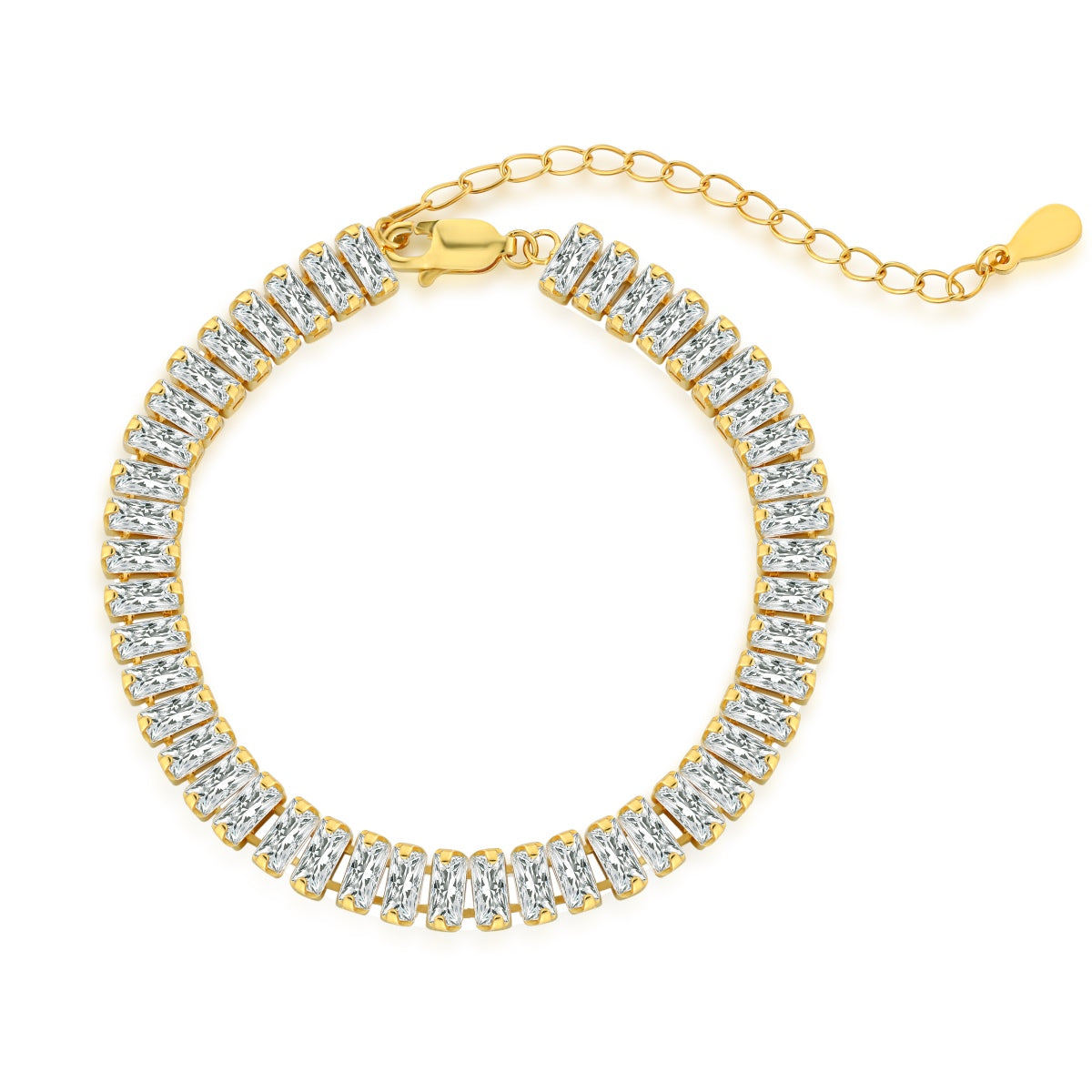 [ECHO ]Exquisite Emerald Cut Daily Bracelet