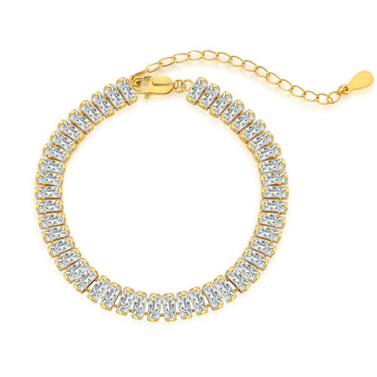 [ECHO ]Exquisite Emerald Cut Daily Bracelet
