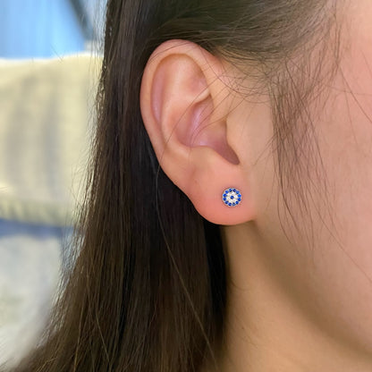 [ECHO ]Devil's Eye Ear Bone Nail Earrings