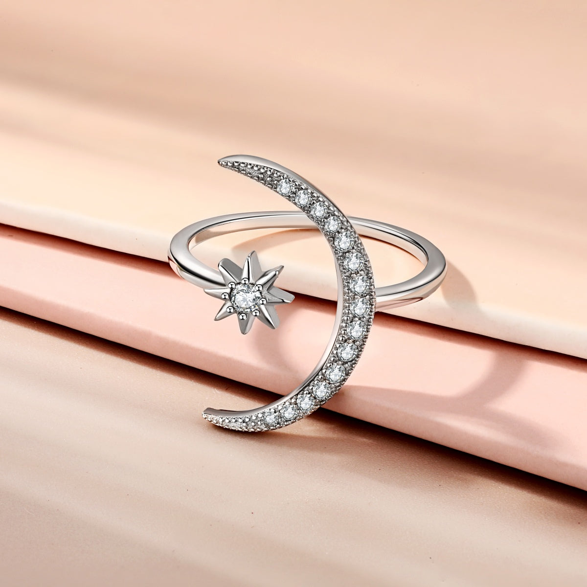 [ECHO ]Eternity Moon & Star Ring