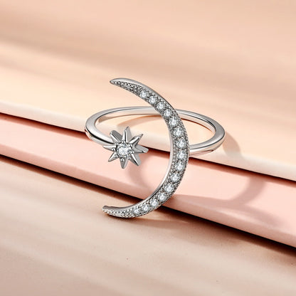 [ECHO ]Eternity Moon & Star Ring