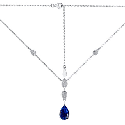[ECHO ]Dazzling Pear Cut Necklace