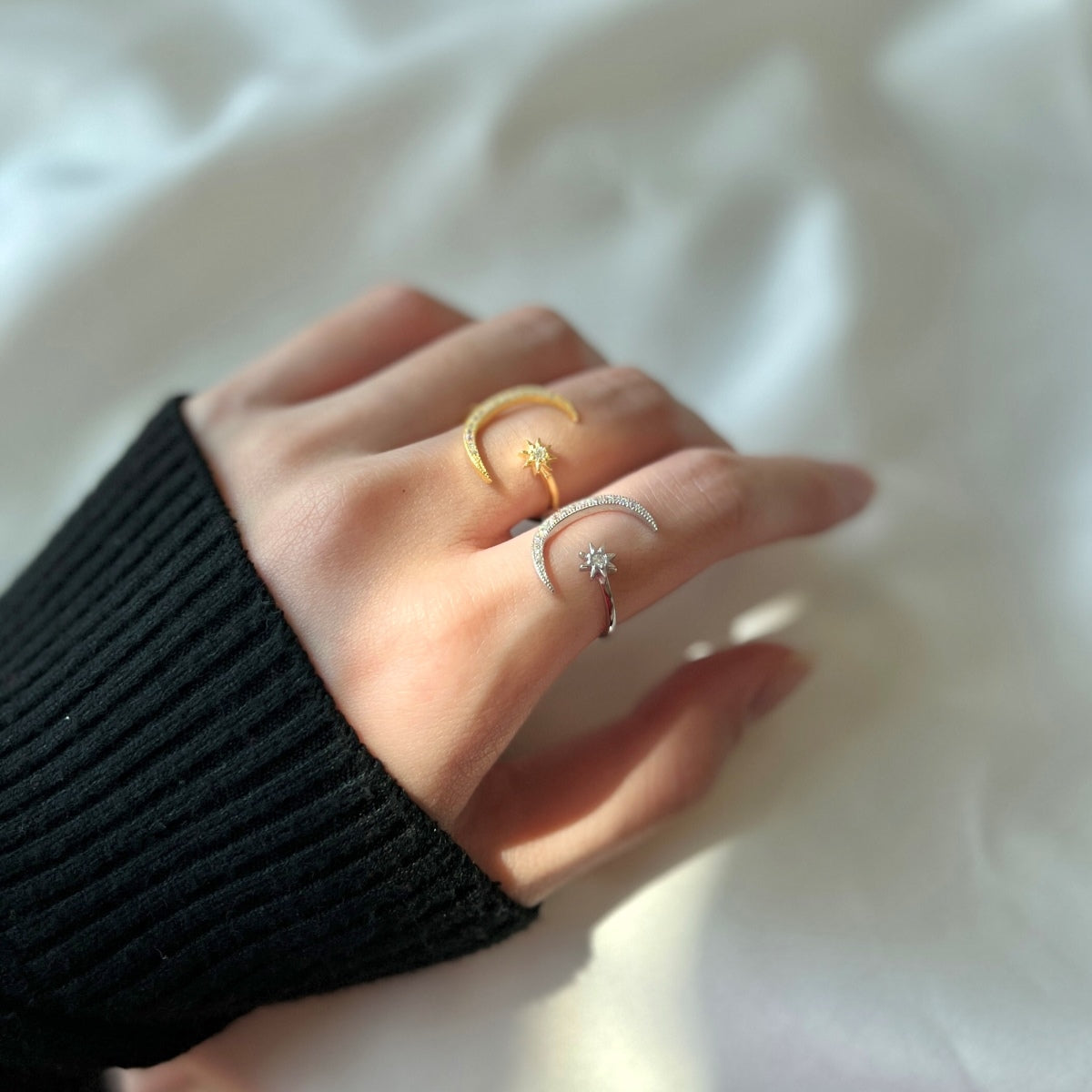 [ECHO ]Eternity Moon & Star Ring