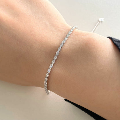 [ECHO ]Elegant Emerald Cut Daily Bracelet