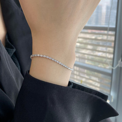 [ECHO ]Elegant Emerald Cut Daily Bracelet