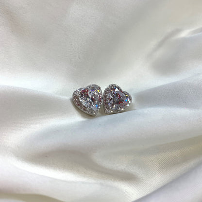 [ECHO ]Sparkling Heart Shape Lover Earrings