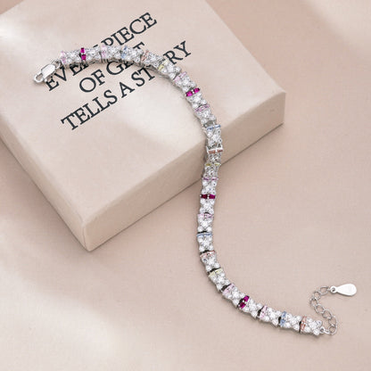 [ECHO ]Unique Colorful Flower Shape Daily Bracelet