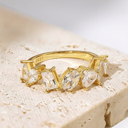 [ECHO ]Delicate Multi Cut Ring