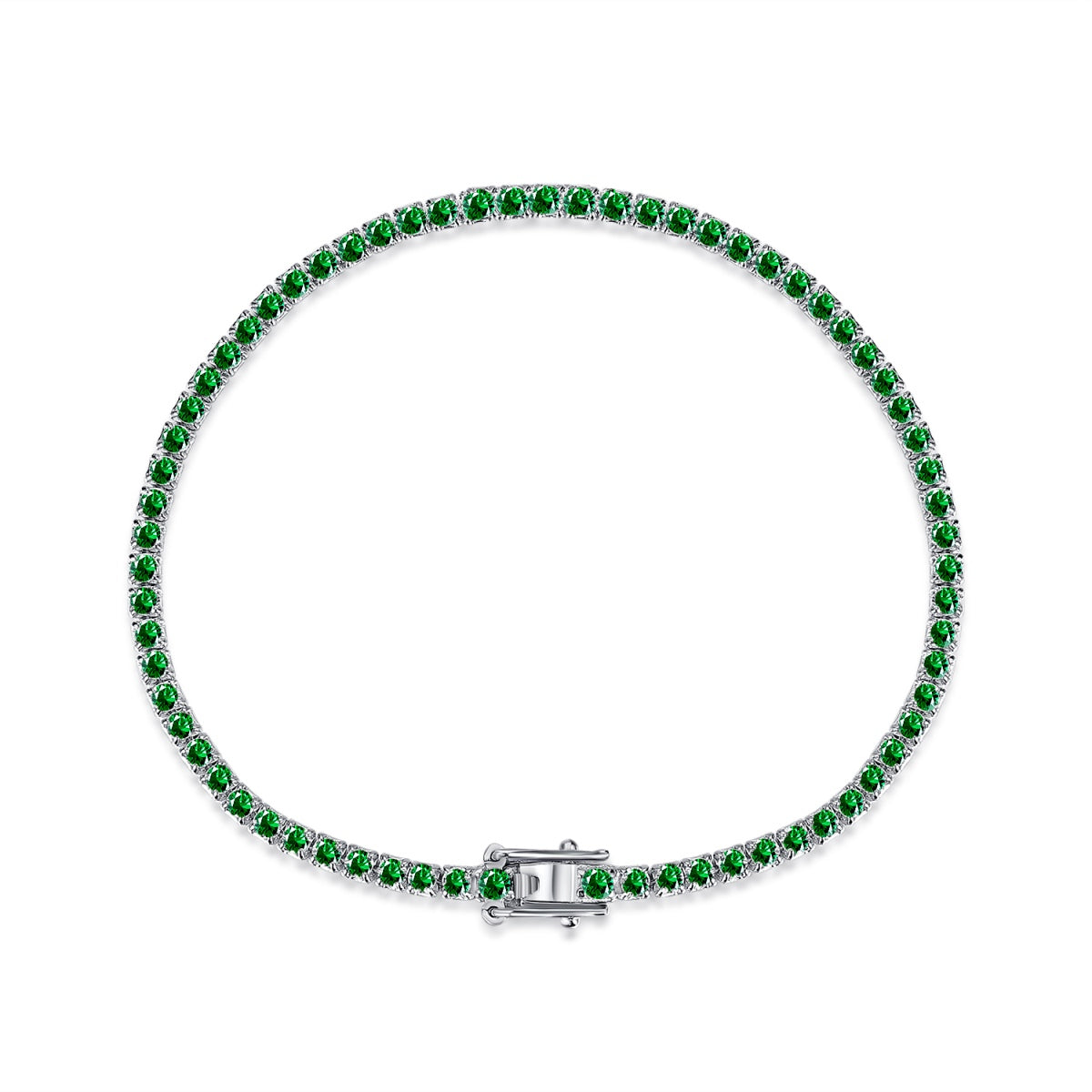[ECHO ]Dazzling Colorful Round Cut Daily Bracelet