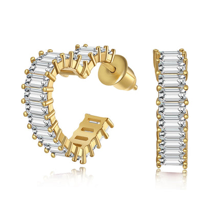 [ECHO ]Radiant Heart Cutout Earrings
