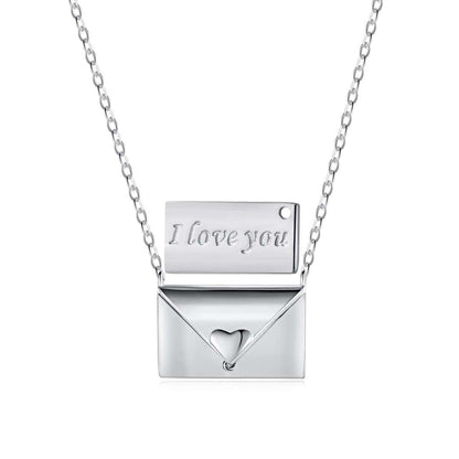 [ECHO ]Envelope Heart Shape Mother's Day Necklace