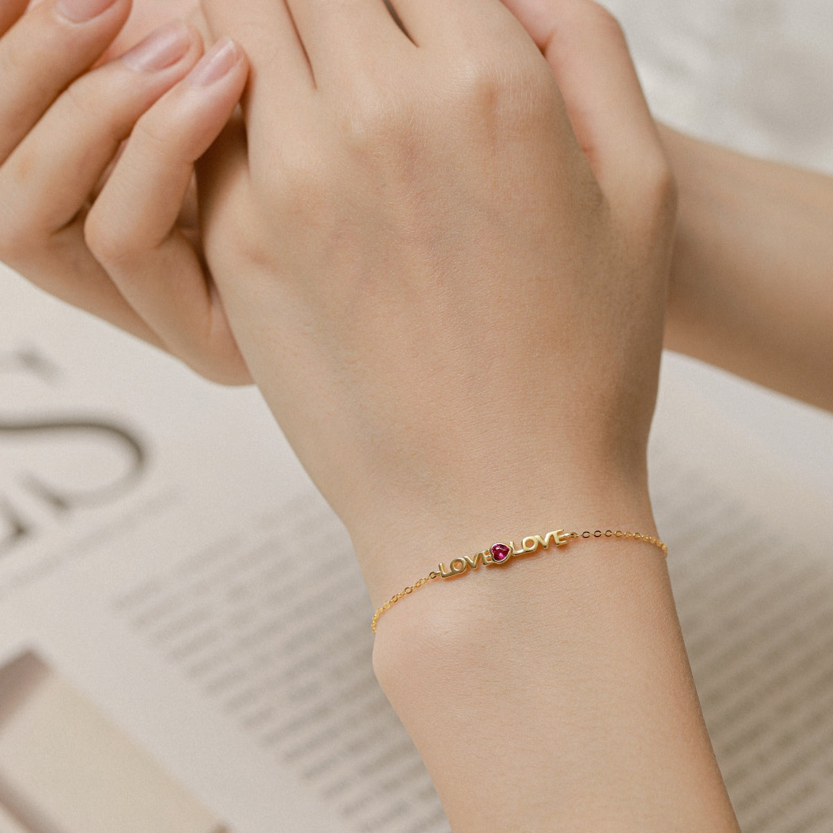 [ECHO ]Romantic Heart Shape Lover Bracelet