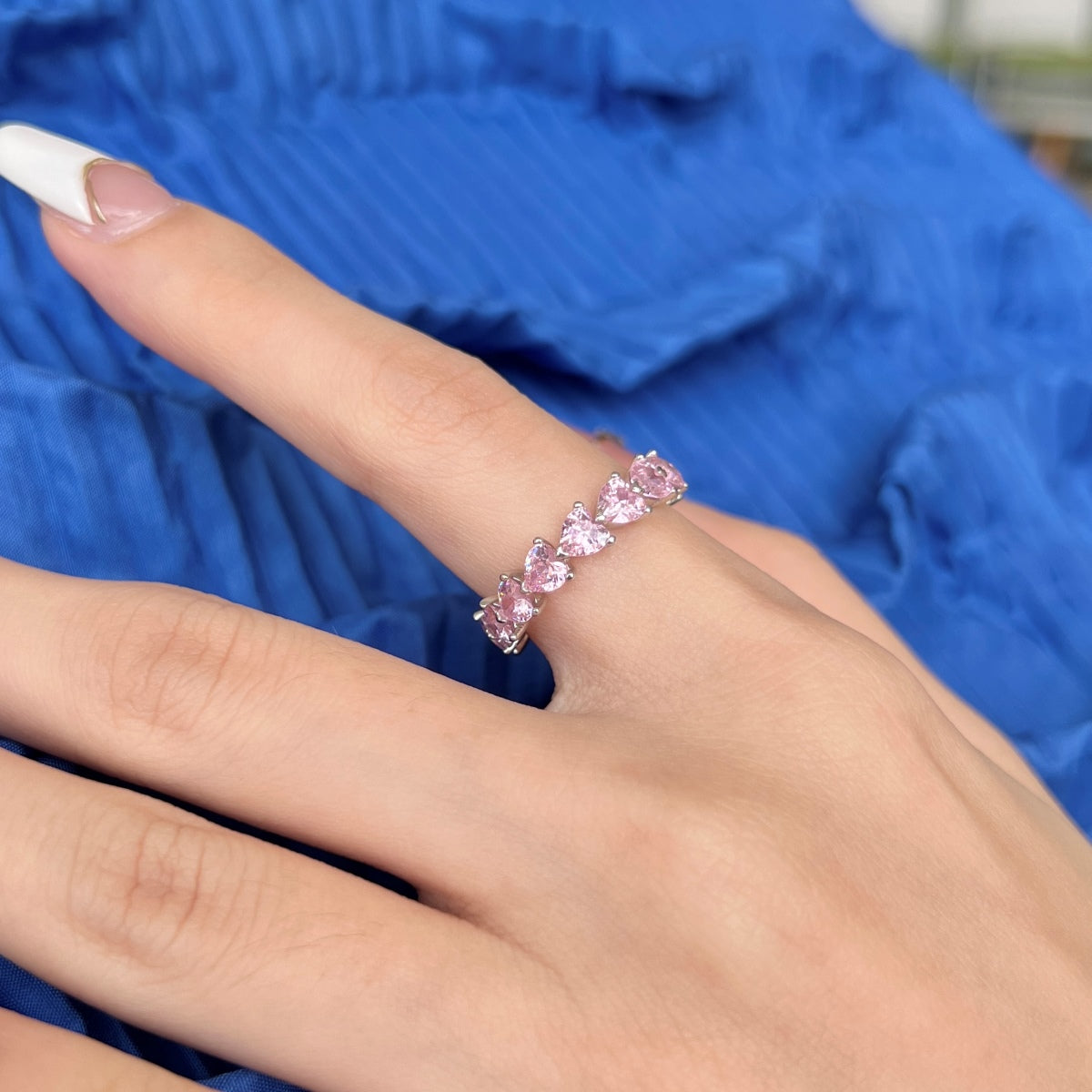 [ECHO ]0.25 Carat Radiant Romance Heart Cut Lover Ring