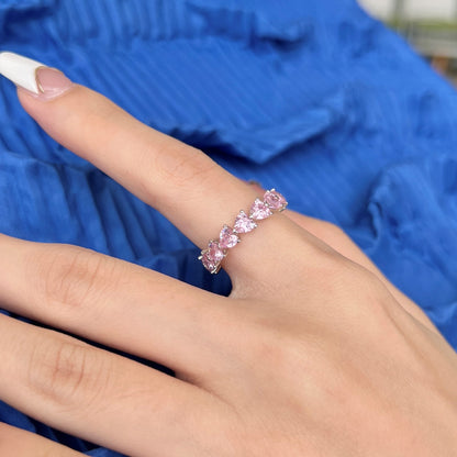 [ECHO ]0.25 Carat Radiant Romance Heart Cut Lover Ring