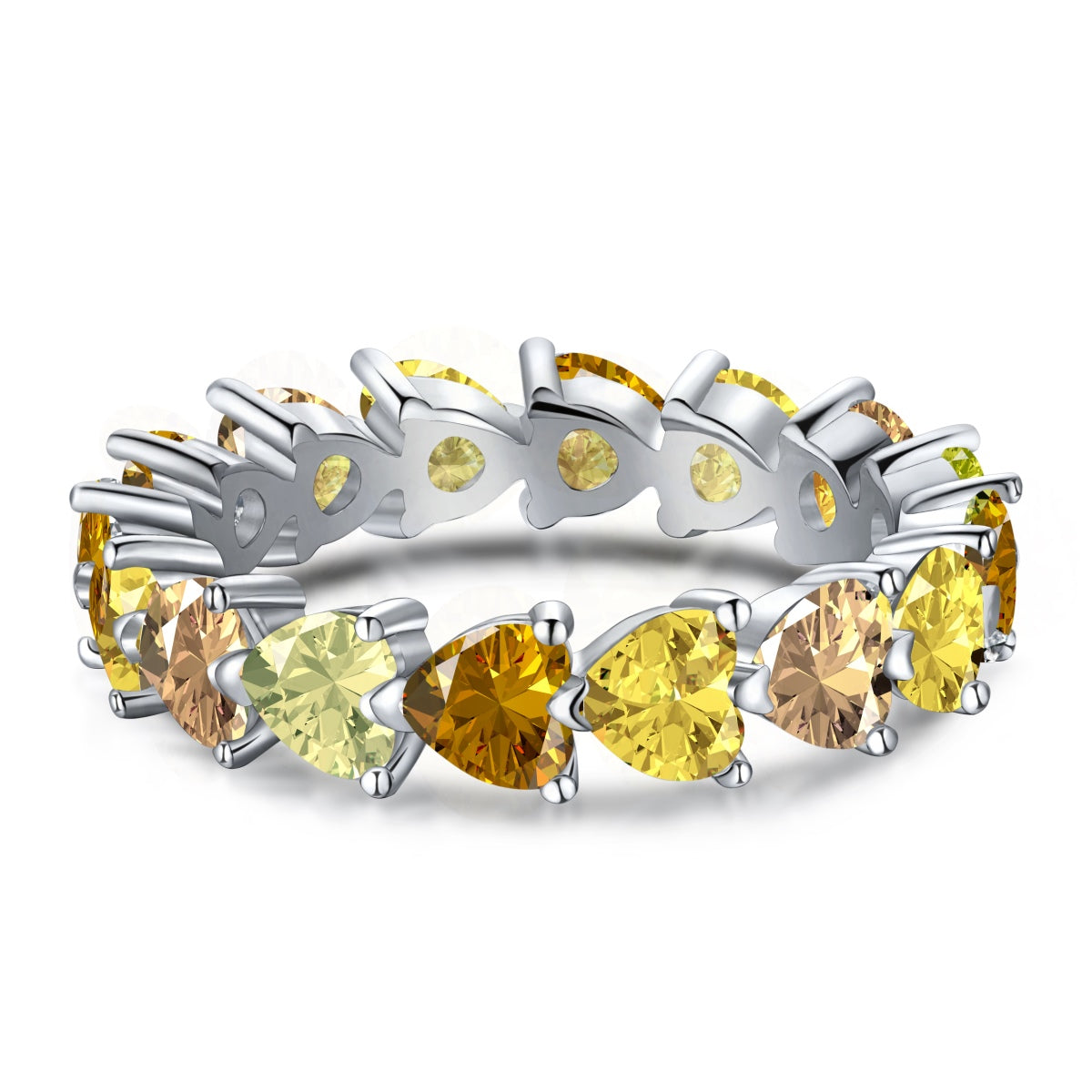 [ECHO ]0.25 Carat Radiant Romance Heart Cut Lover Ring