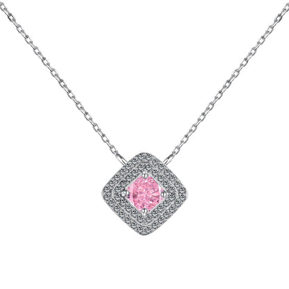 [ECHO ]Sparkling Asscher Cut Necklace