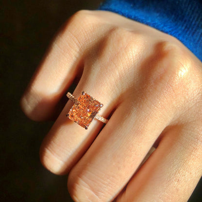 [ECHO ]4.0 Carat Luxurious Engagement Ring