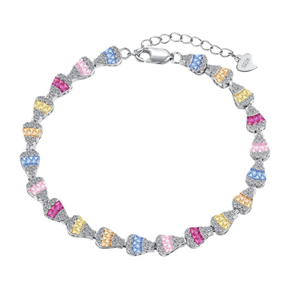 [ECHO ]Radiant Water Drop Shape Daily Bracelet