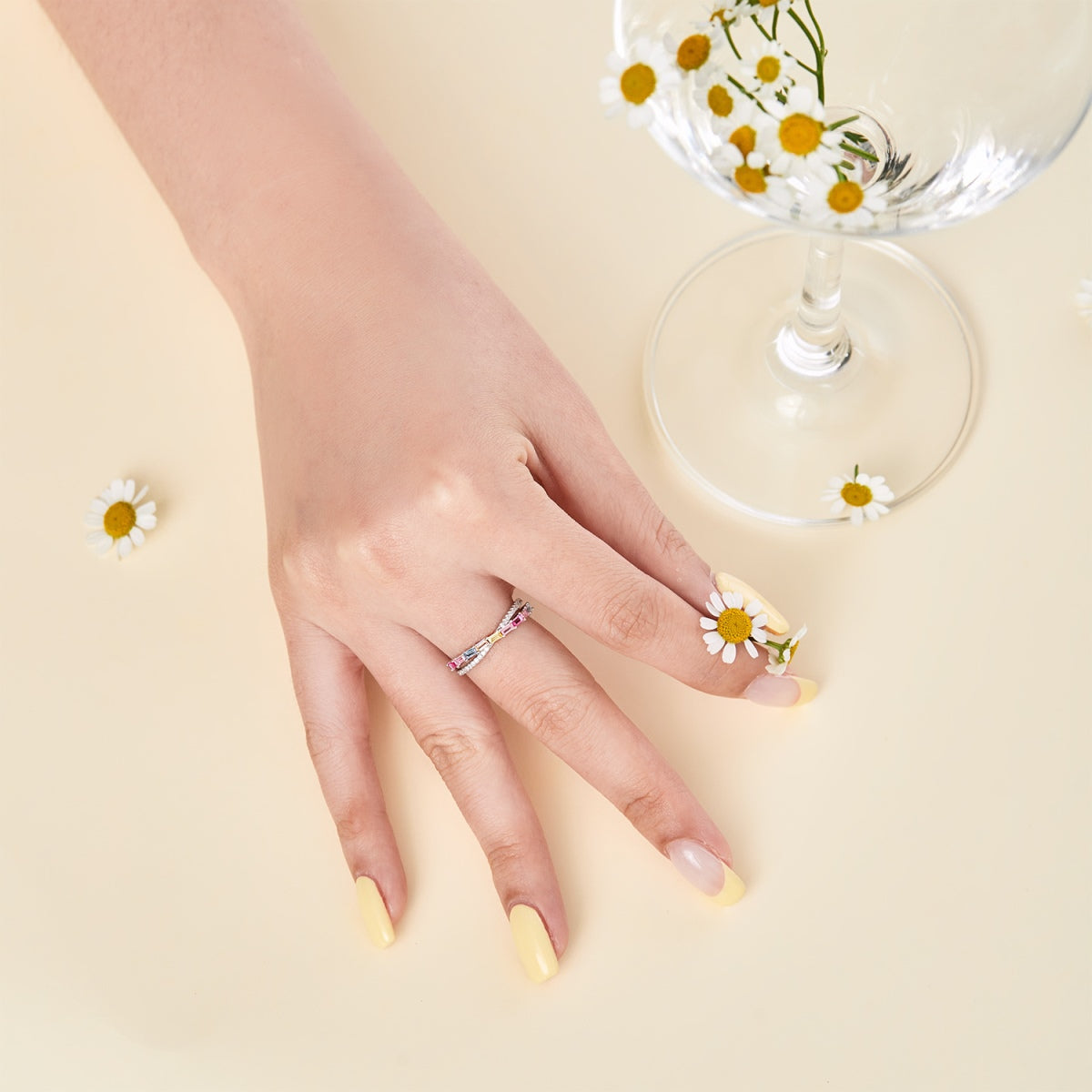 [ECHO ]Energetic Elegant Radiant Cut Party Ring