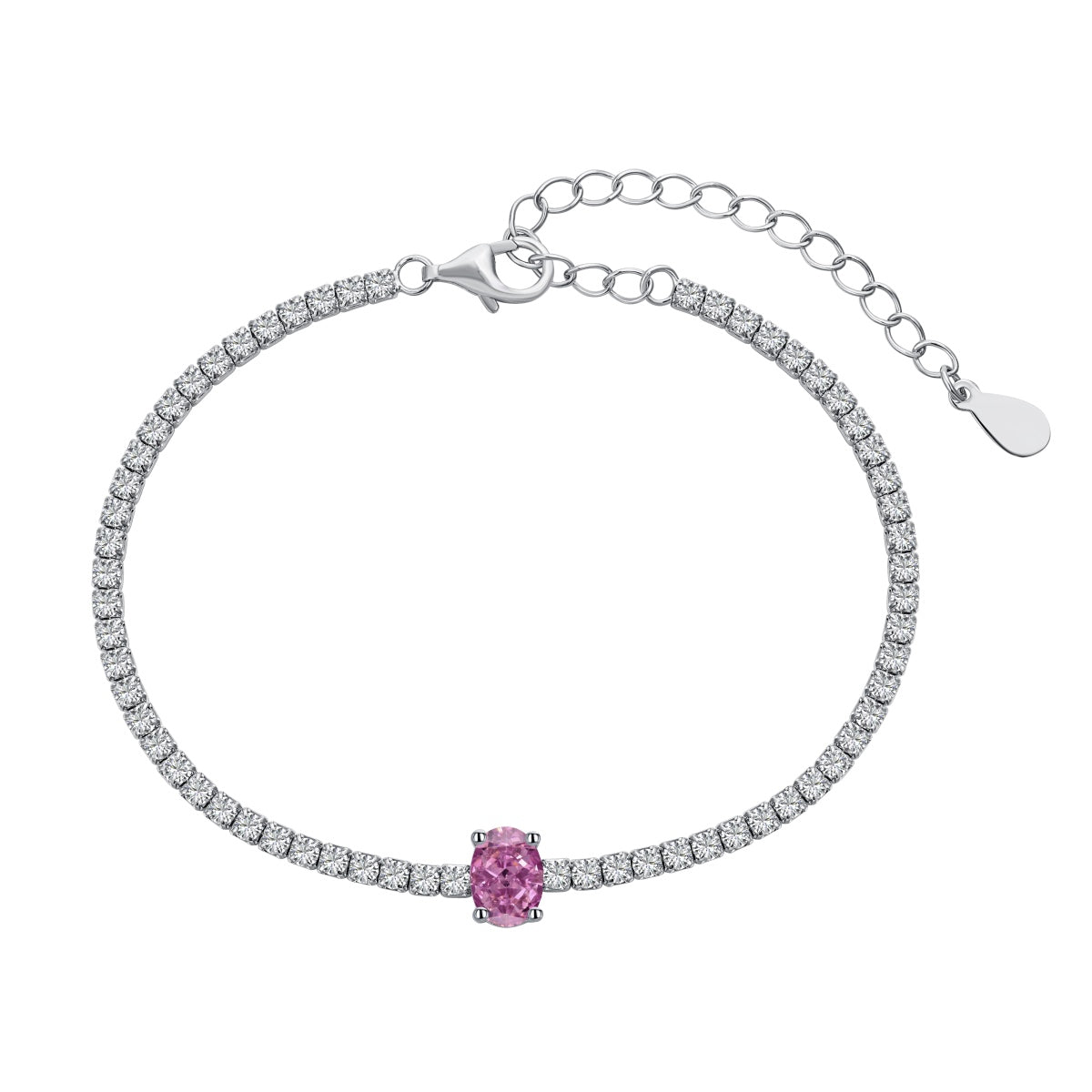 [ECHO ]0.75 Carat Exquisite Oval Cut Daily Bracelet