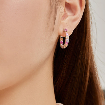 [ECHO ]Unique Round Cut Daily Earrings