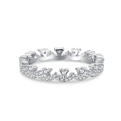 [ECHO ]Elegant Resplendent Round Shape Party Ring