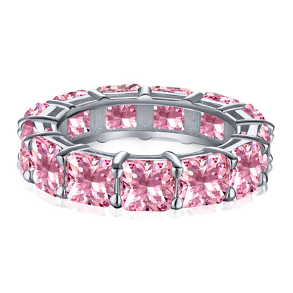 [ECHO ]Elegant Princess Cut Tennis Ring