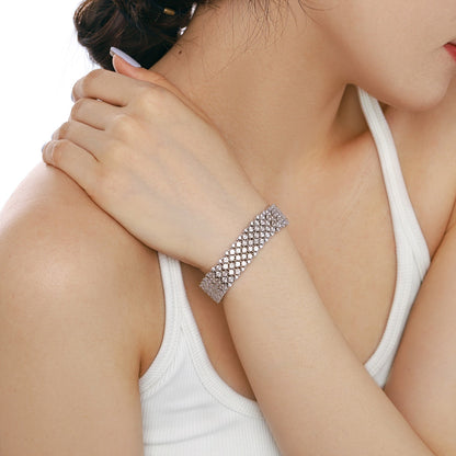 [ECHO ]Ornate Elegant Round Cut Party Bracelet