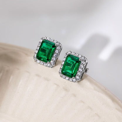 [ECHO ]Luxurious Dainty Emerald Cut Banquet Earrings
