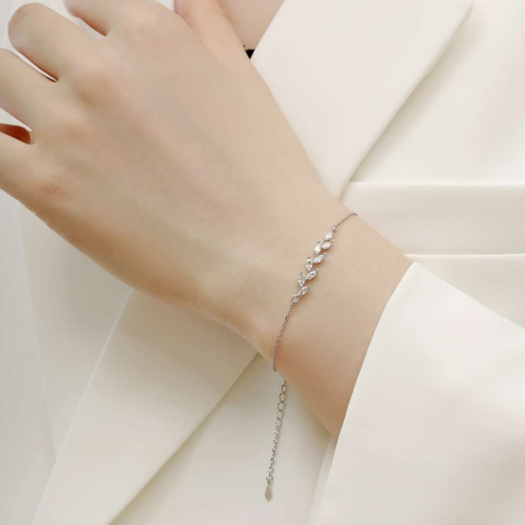 [ECHO ]Elegant Wheat Leaves Shape Bracelet