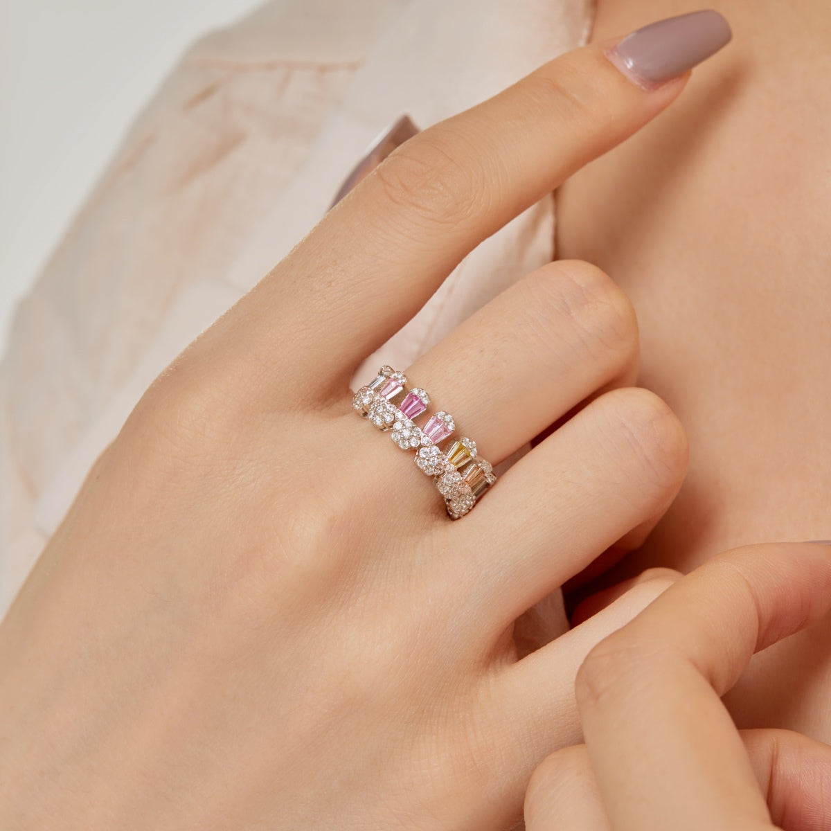[ECHO ]Gorgeous Radiant Cut Daily Ring