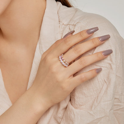 [ECHO ]Gorgeous Radiant Cut Daily Ring