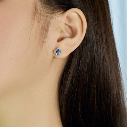 [ECHO ]Four-Leaf Clover Flower Shaped Earrings