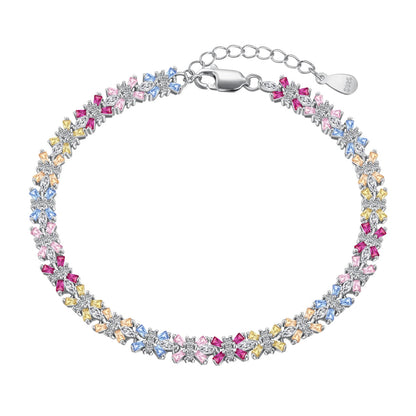 [ECHO ]Radiant Colorful Emerald Cut Party Bracelet