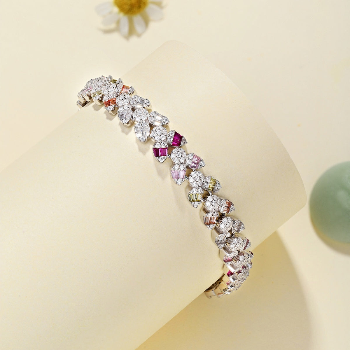 [ECHO ]Dainty Exquisite Flower Shape Daily Bracelet