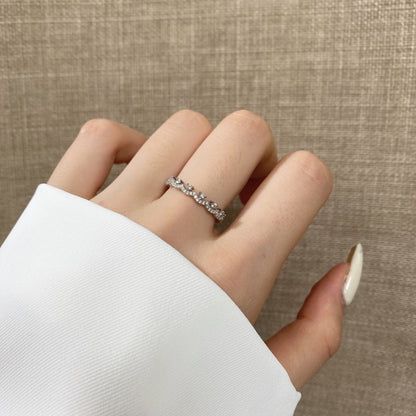 [ECHO ]Elegant Resplendent Round Shape Party Ring