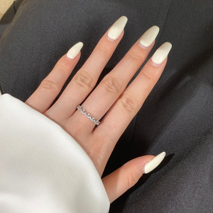 [ECHO ]Elegant Resplendent Round Shape Party Ring