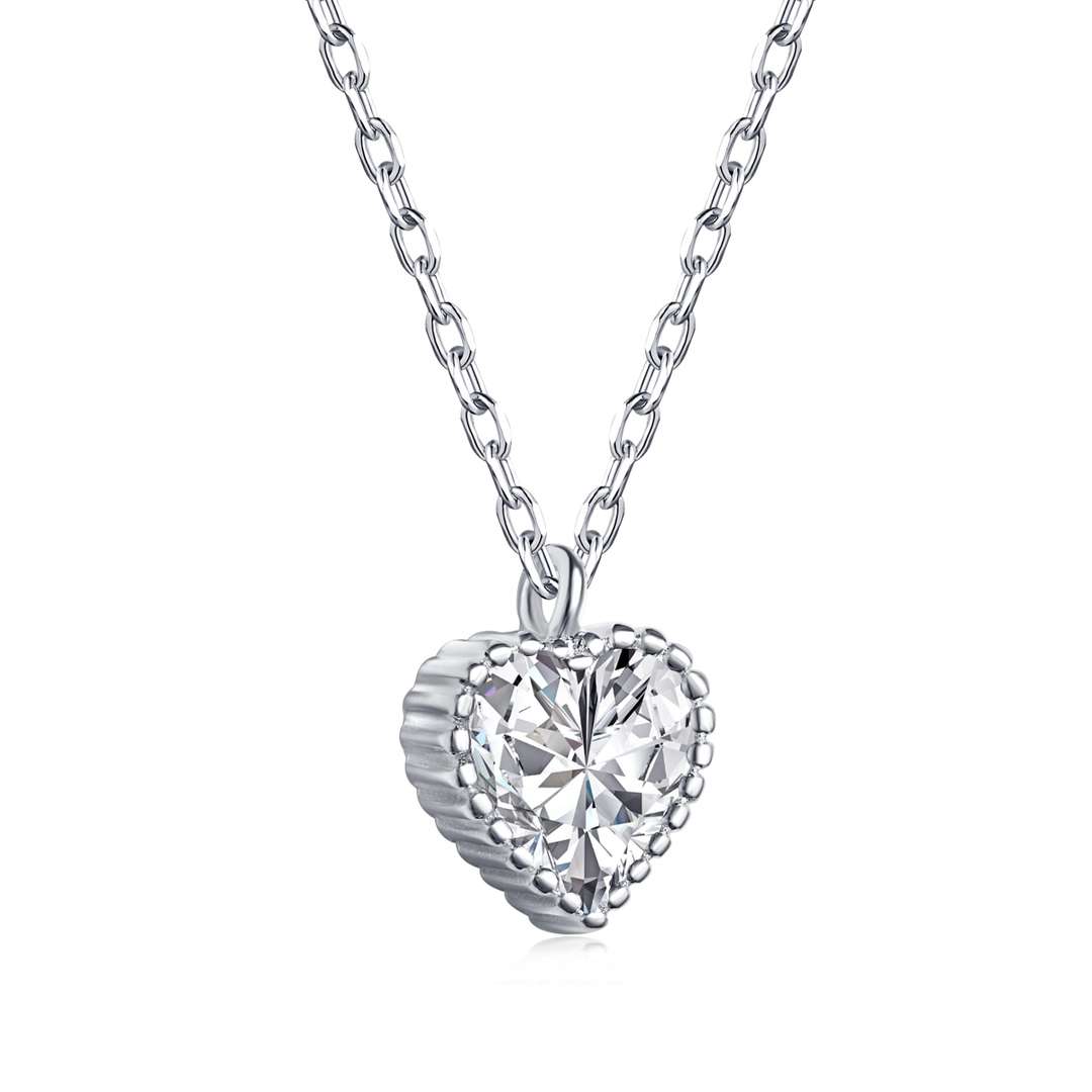 [ECHO ]Ornate Heart Shape Necklace