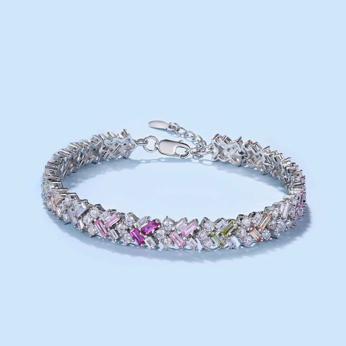 [ECHO ]Dazzling Unique Multi Shape Daily Bracelet