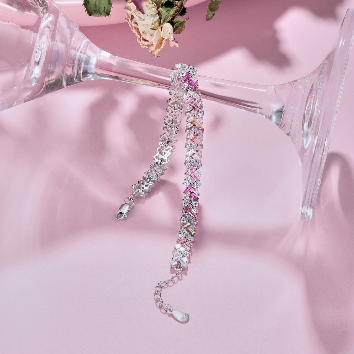 [ECHO ]Dazzling Unique Multi Shape Daily Bracelet