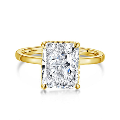 [ECHO ]4.0 Carat Ornate Enchanting Radiand Cut Banquet Ring