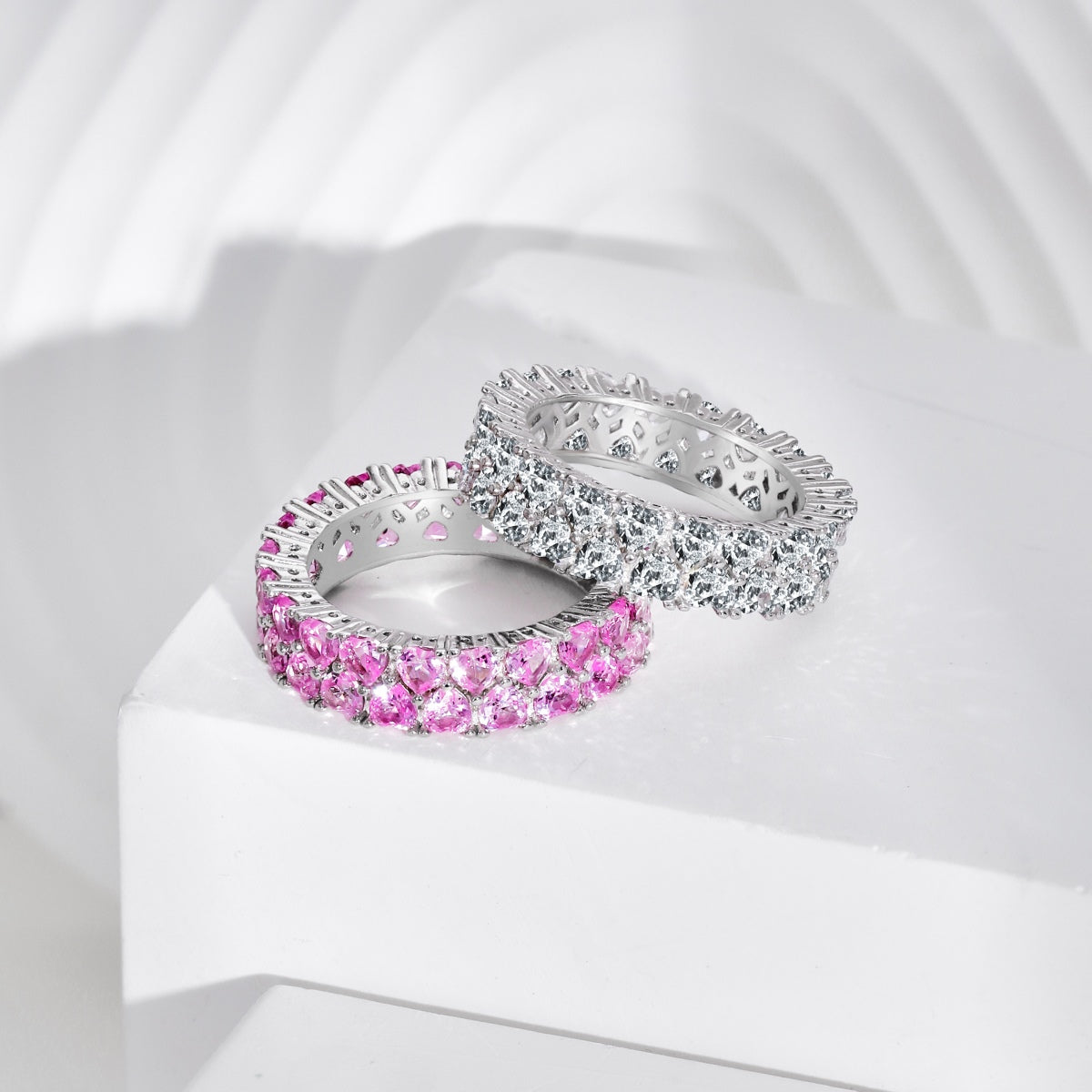 [ECHO ]Sparkling Full Heart Ring
