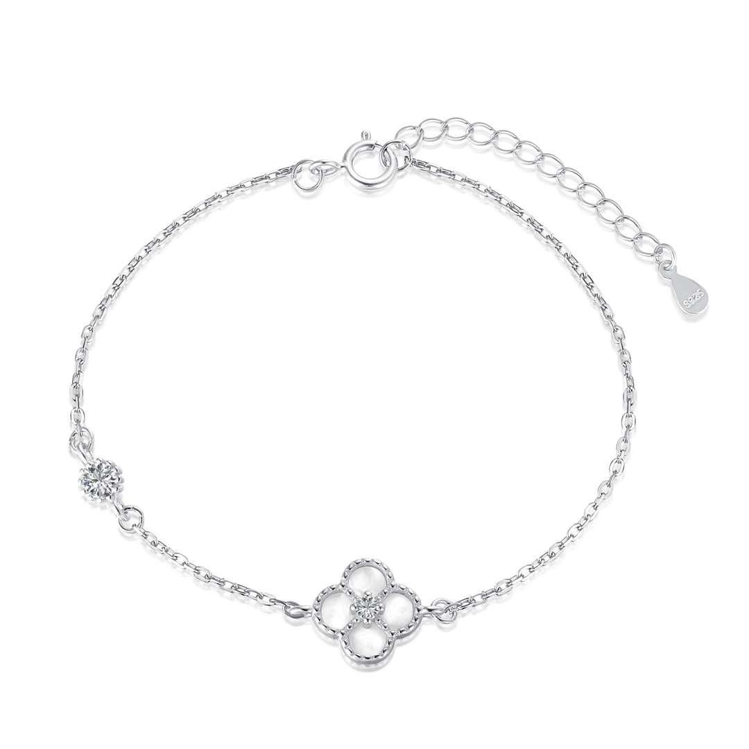 [ECHO ]Delicate Four Leaf Clover Bracelet