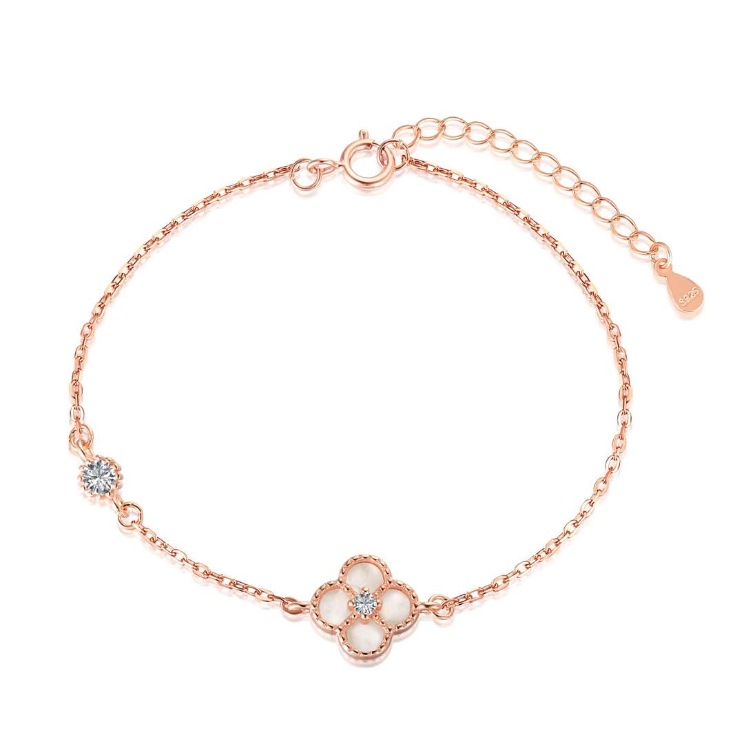 [ECHO ]Delicate Four Leaf Clover Bracelet