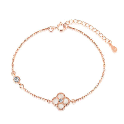 [ECHO ]Delicate Four Leaf Clover Bracelet